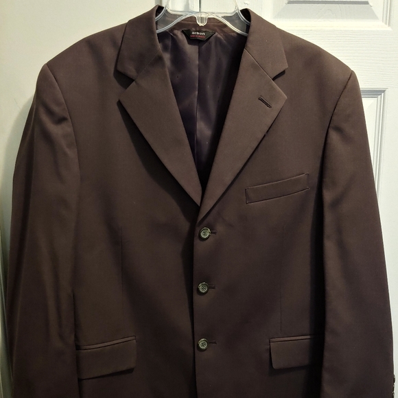 Arbon Pour Homme Dark Green Three button Blazer - Picture 1 of 6